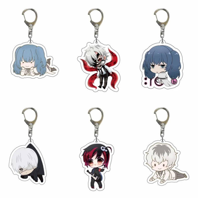 Tokyo Ghoul Ken Kaneki Touka Kirishima Shuu Tsukiyama Acrylic Keychain Llavero Anime Fans Christmas Gifts Factory Wholesale