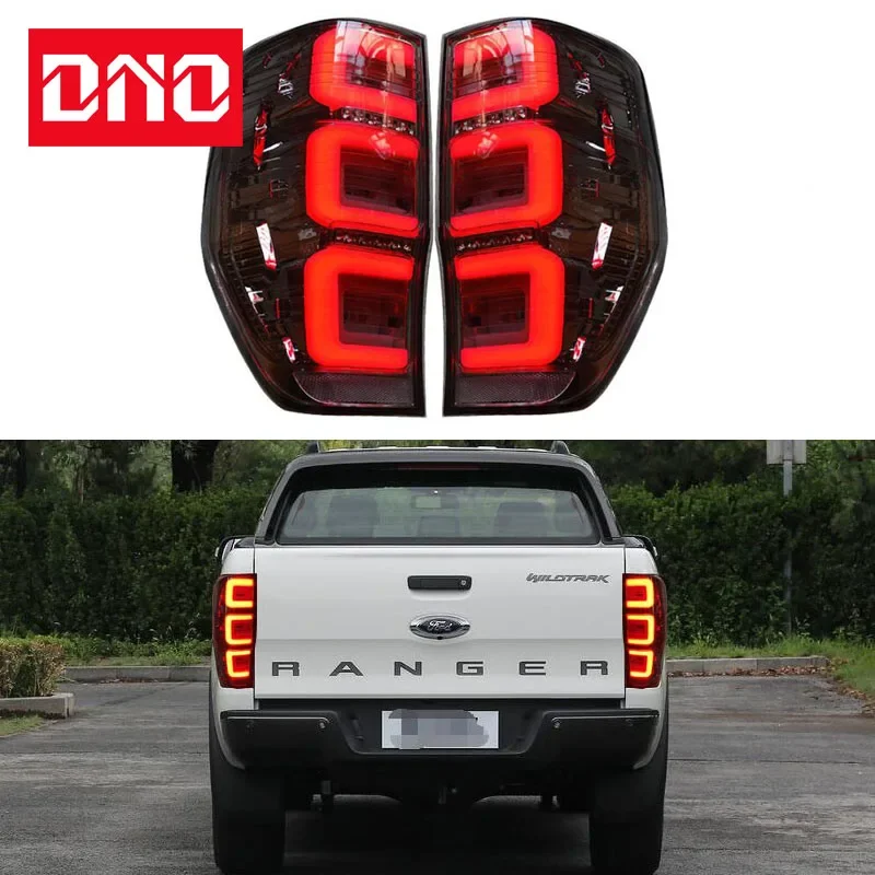 

Car LED 12V Taillight For Ford Ranger 2.2 3.2 2015 - 2019 Rear Running Lamp Brake Reverse Turn Signal Waterproof Car Accessories