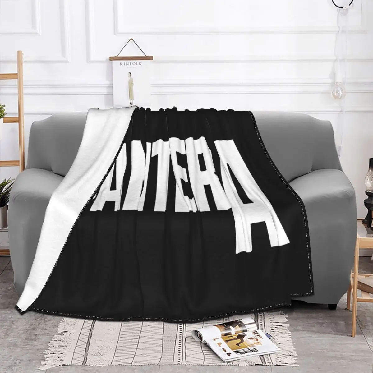 Pantera Punk Rock Style Heavy Metal Male Size S 2Xl Casual Design Harajuku Cartoon Character Throw Blanket