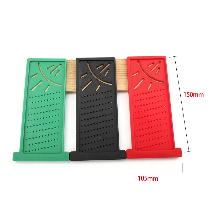 Plastic Precision Woodworking Scribe Mark Line Gauge T-type Cross-out Ruler Carpenter Measurement Measuring Tool High Quality