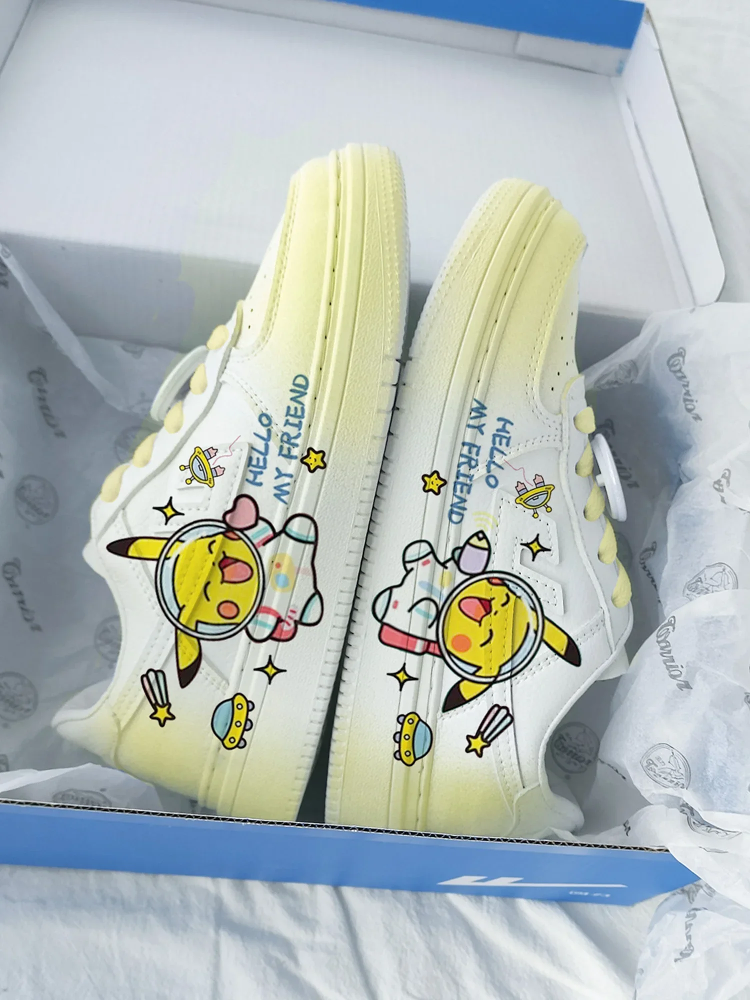 Pokemon New Sneakers Kawaii Pikachu Cartoon Student Running Shoes Children Outdoor Casual Shoes Anime Cute Birthday Gift