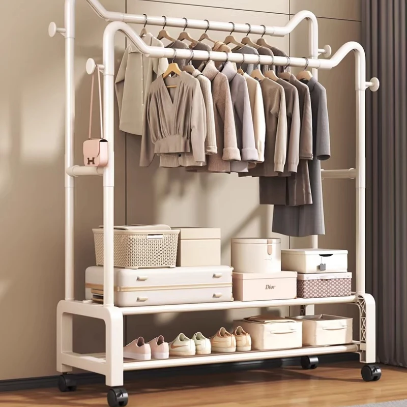Nordic Shelf Coat Rack Clothes Entrance Hall System Dress Hanger Shoe Coat Rack Wall Standing Perchero Pared Cabinet Furniture