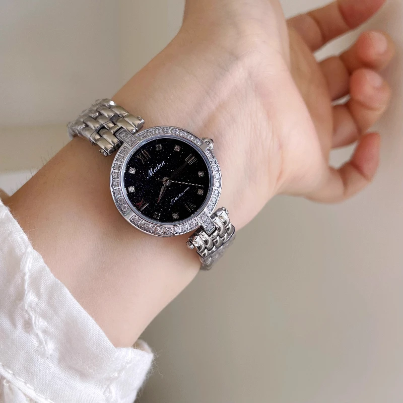 Classic Trend Ladies Watch Elegant and Simple 2025 Waterproof Quartz Watch Birthday Gift