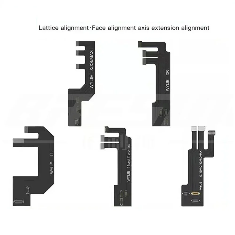 WYLIE Dot Matrix Extension Flex Cable For iPhone 15 14 14 13 12 11 Pro Alignment Face ID Infrared Extension Test Cable Repair