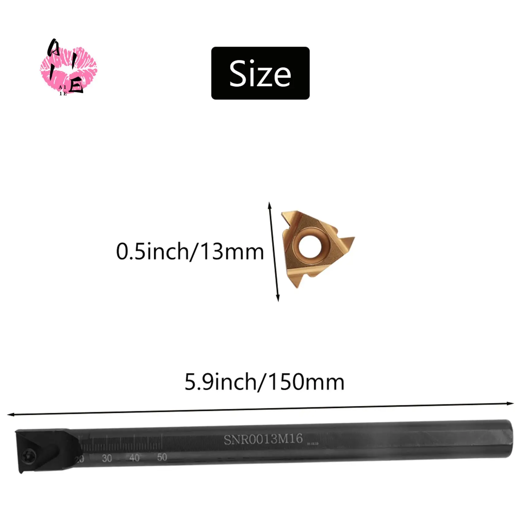 

A11E-1/2-дюймовый токарный станок, расточная оправка с 10 шт. 16IR AG60, твердосплавные токарные пластины с внутренней резьбой и ключом T15