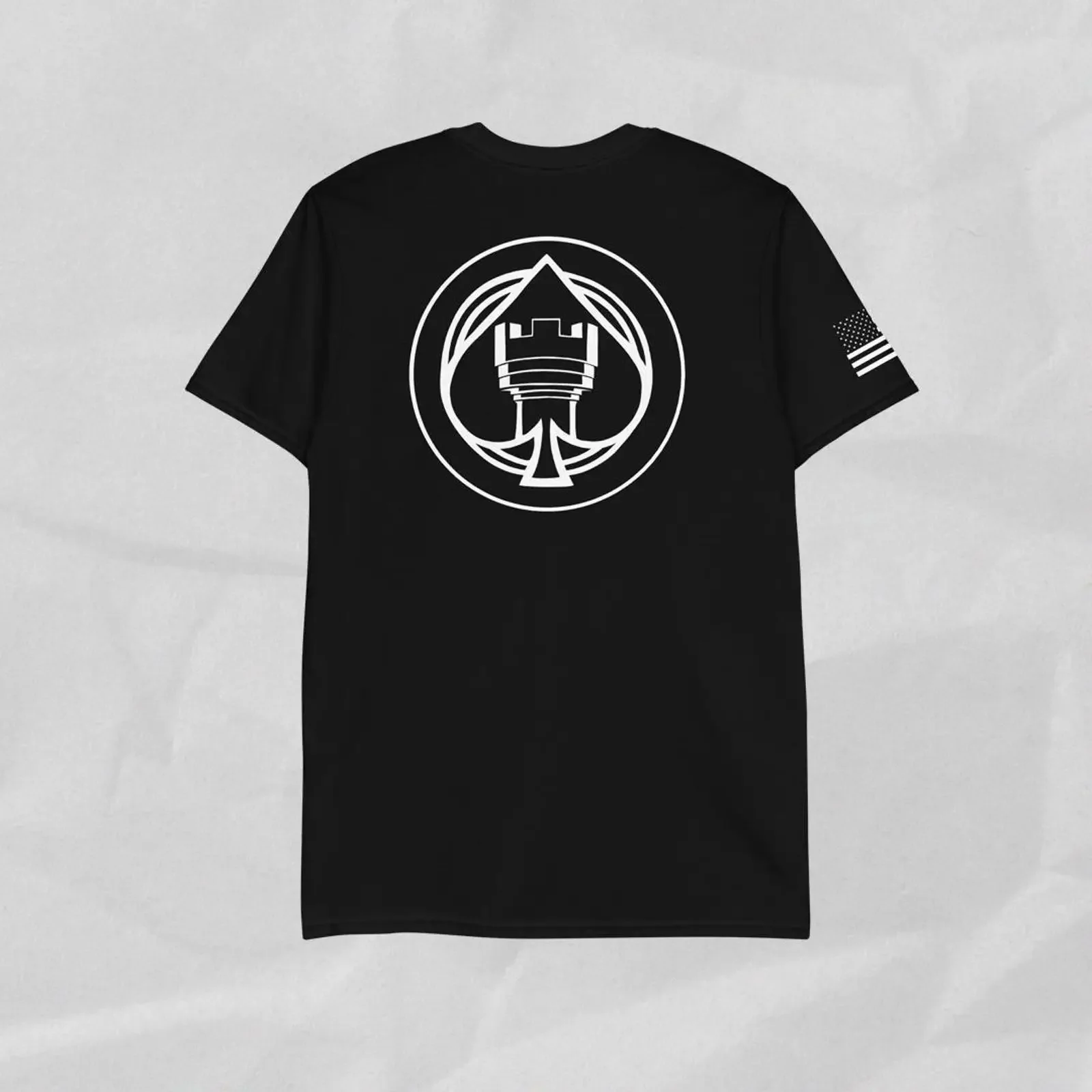 Shadow Hand made soft style cotton tee with a tactical design vintage Washed Stylish Unisex designer clothes homme streetwear