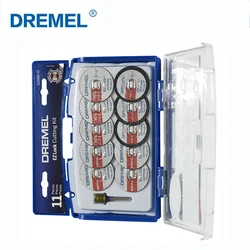 Dremel EZ688-01 EZ LOCK Kit di accessori per dischi da taglio per utensili rotanti Mola per metallo Legno Vetro Plastica Cut off Polish 11 pezzi