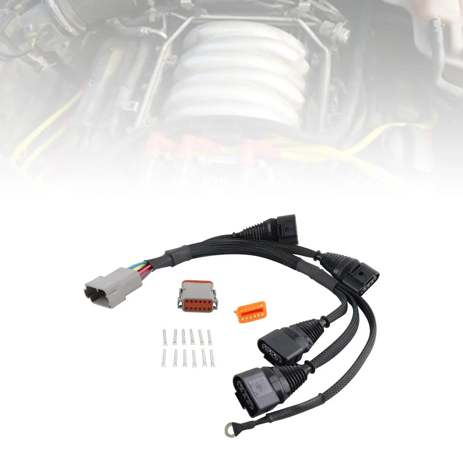 

Ignition Coil Wiring Harness Replacements Sturdy Easy Installation Multiuse 0347010004 for NP-18whkit 06B998018T Automotive