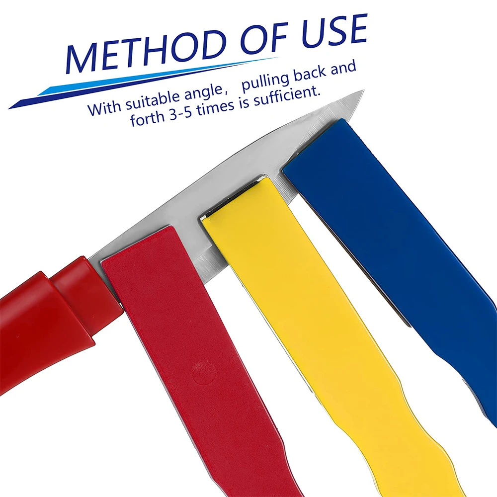 Sharpening Tools Flat Hand File Knife Sharpener for Outdoor Sharpening Hones Sets Color Coded