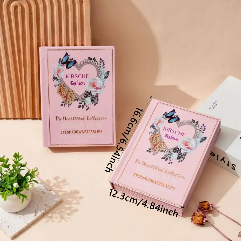 Nowa Matowa Paleta do Makijażu w Kształcie Książki Cienie do Powiek Długotrwały Zestaw do Makijażu w Kształcie Książki Rozświetlacz Wielofunkcyjne Kosmetyki do Twarzy i Oczu