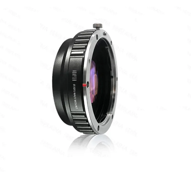 Imagem -03 - Metal Focal Redutor de Velocidade Turbo Lente Adaptador para Canon ef Eos Montagem Lente para m4 Câmera Gh5 Gh4 E-m10 E-m5 Gf6 Gx7 E-pl5