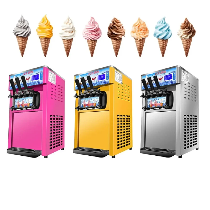 Touch Screen Small Soft Ice Cream Refrigeration Fast Capacity Large Frozen Yogurt