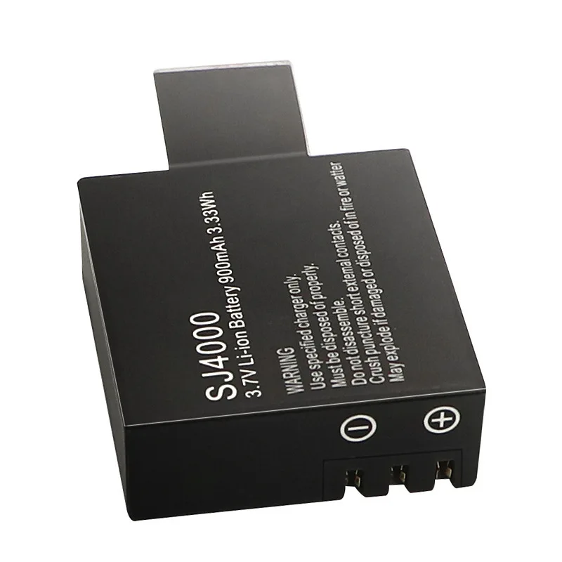 A bateria GoPro SJ4000 é adequada para bateria de câmera de ação M10 SJ4000 SJ5000 SJ9000