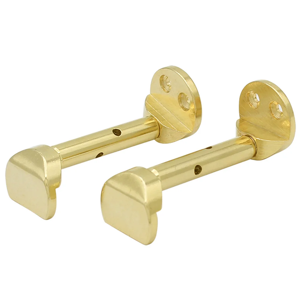 2 قطعة الكمان الذقن بقية المسمار استبدال المعادن تركيبات دائم الاستخدام العملي الكمان ملحقات أجزاء الذقن بقية المشابك اكسسوارات #5