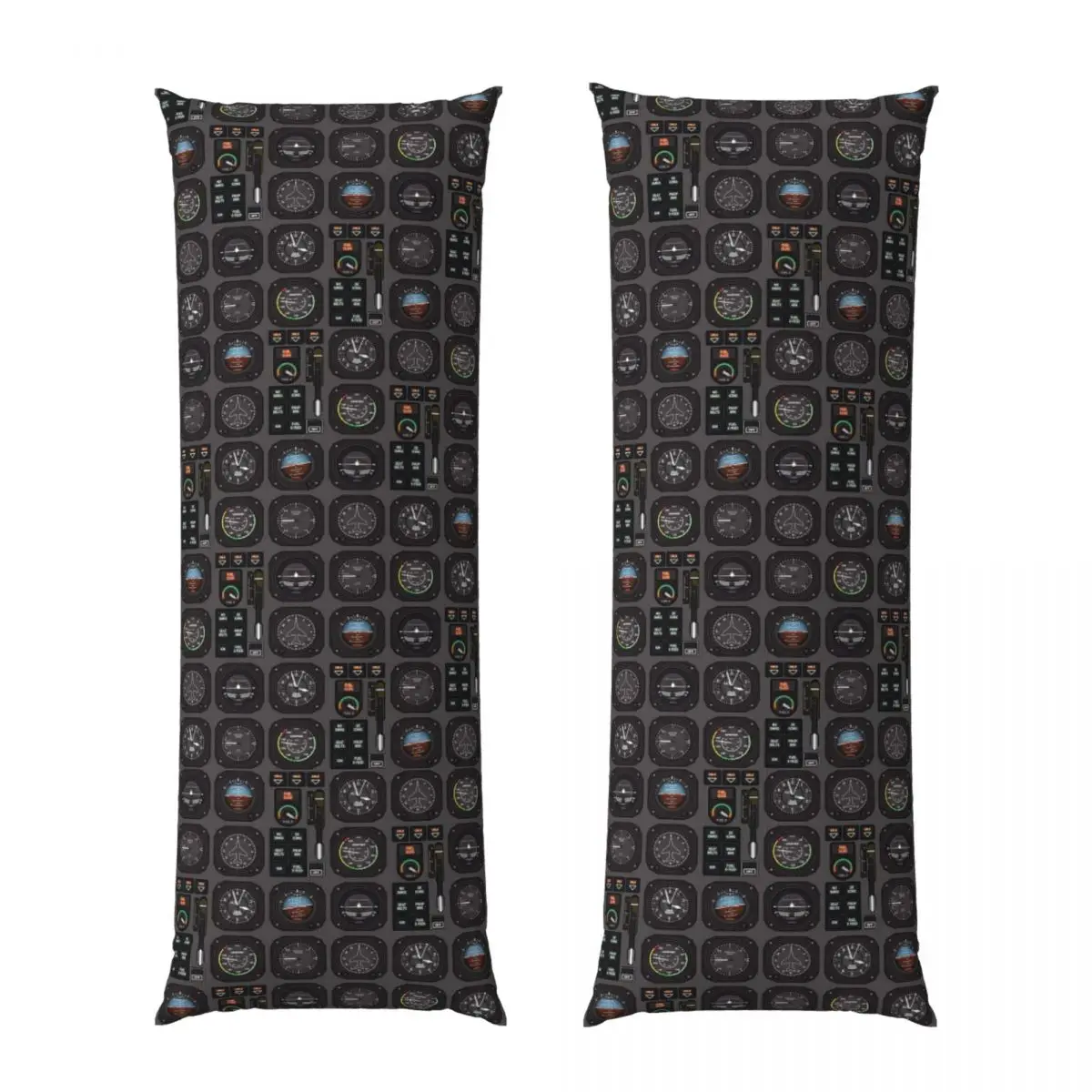 

Pilot Flight Instruments Rectangle Pillowcase Cushion Cover Polyester Decorative Bedroom Home Comfort Throw Pillow