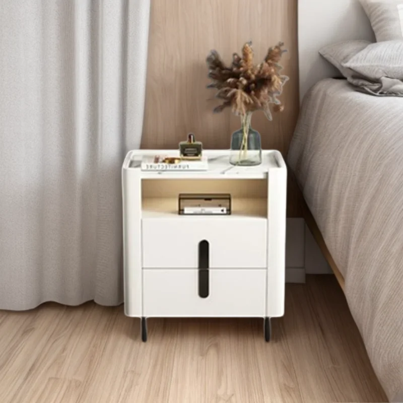 

Stuff Recamera Hanging Modern Nightstand Side Bed Tables Modern Auxiliary Drawer Headboard Cute Designer Wood Coffee Storage