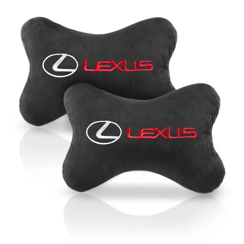 For Lexus Fsport GX470 RX330 IS250 LX570 LX600 Ct200h RX350 ES350 Car Seat Neck Pillow Lumbar Back Support Auto Headrest Cushion