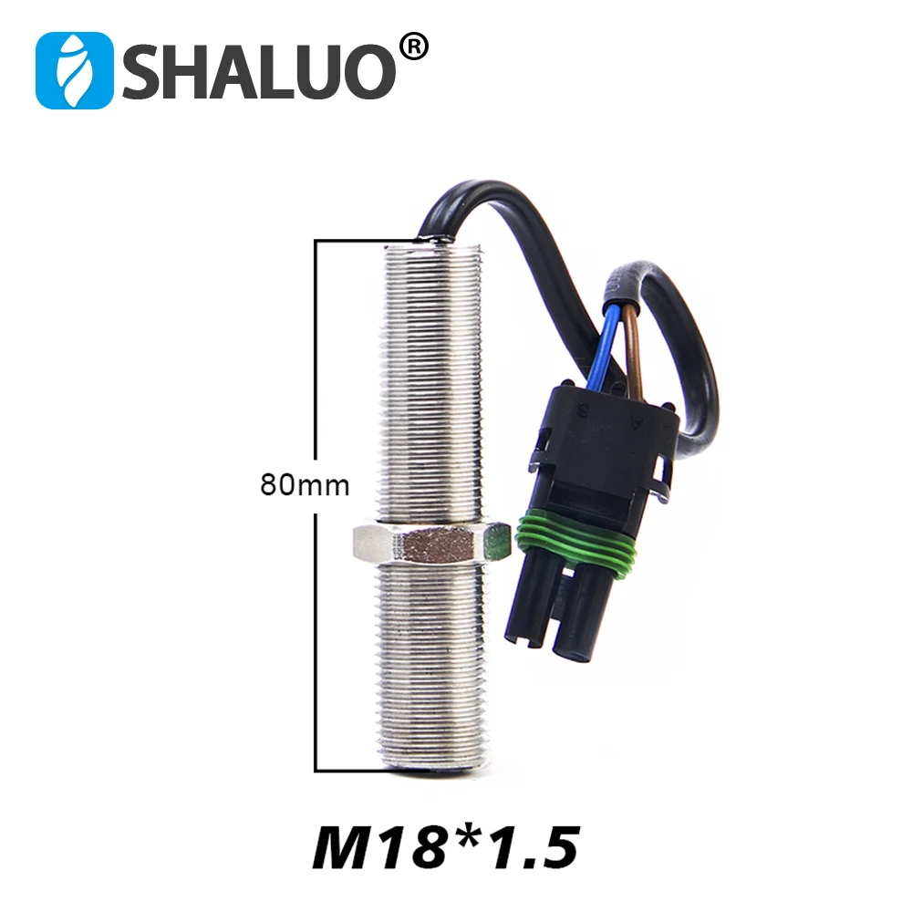 M16*1.5 M18*1.5 Diesel Engine Sensor Magnetic Pickup MPU Speed Sensor M16 M18 80MM Length For Generator Parts Accessories