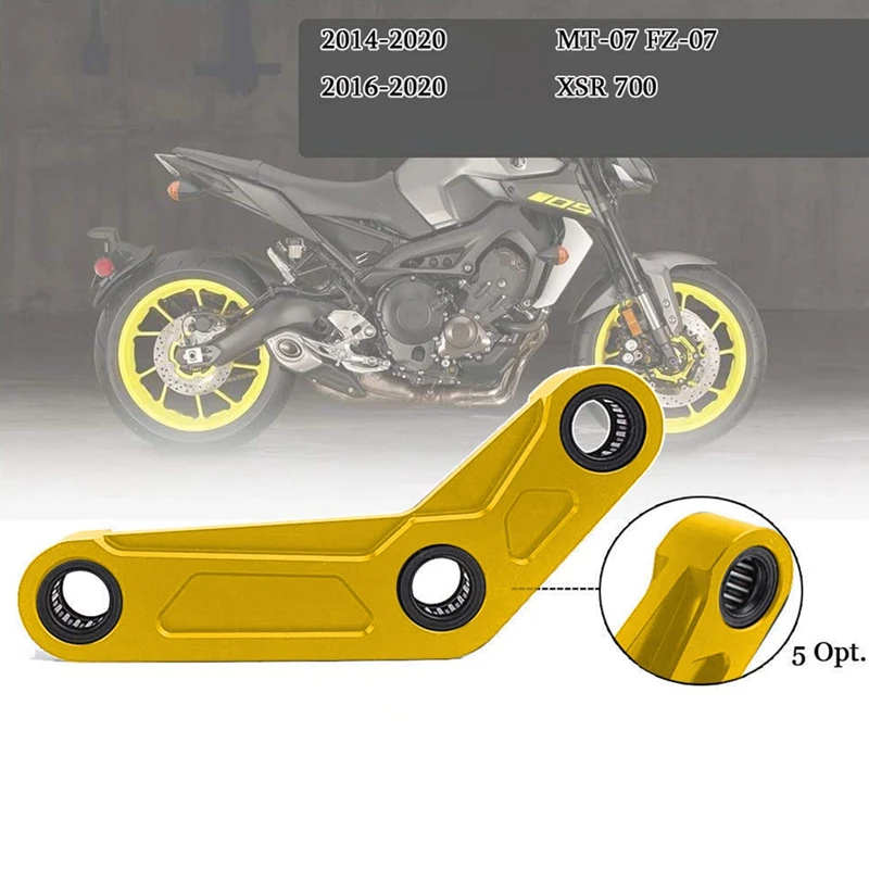 Motorcycle Rear Suspension Connecting Lowering Links Kit For YAMAHA MT-07 FZ-07 MT 07 Tracer 700 XSR700 FZ07 2014-2020