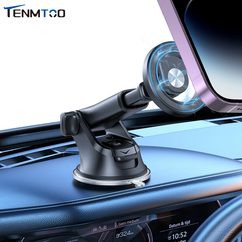 

Tenmtoo for MagSafe Car Phone Holder Magnetic Phone Holder for Car Dashboard Compatible with iPhone 14 13 12 Xiaomi Cell Phone