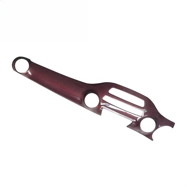 12-teilige Innenverkleidungen aus roter und schwarzer Kohlefaser für Vito W447 V260 2017up