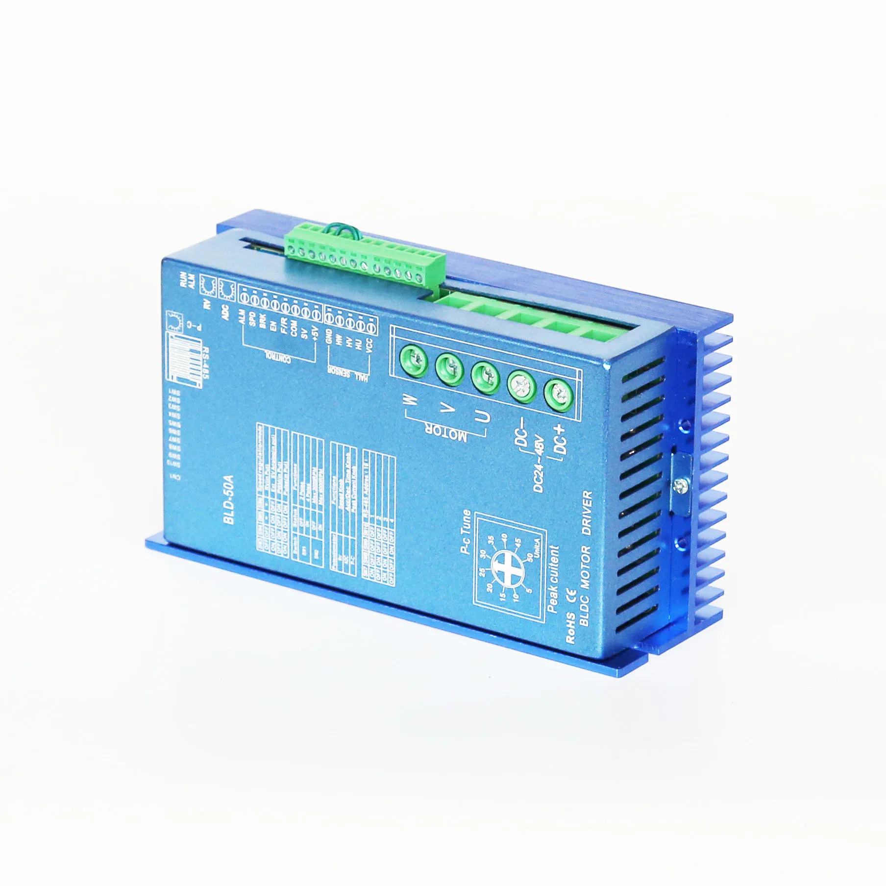 36v 48v 1500W BLD-50A Brushless Motor Controller 24v 48v Bldc Motor Driver Ce Approved for Fan Boat Drone-3000rpm Speed IE 1 50A