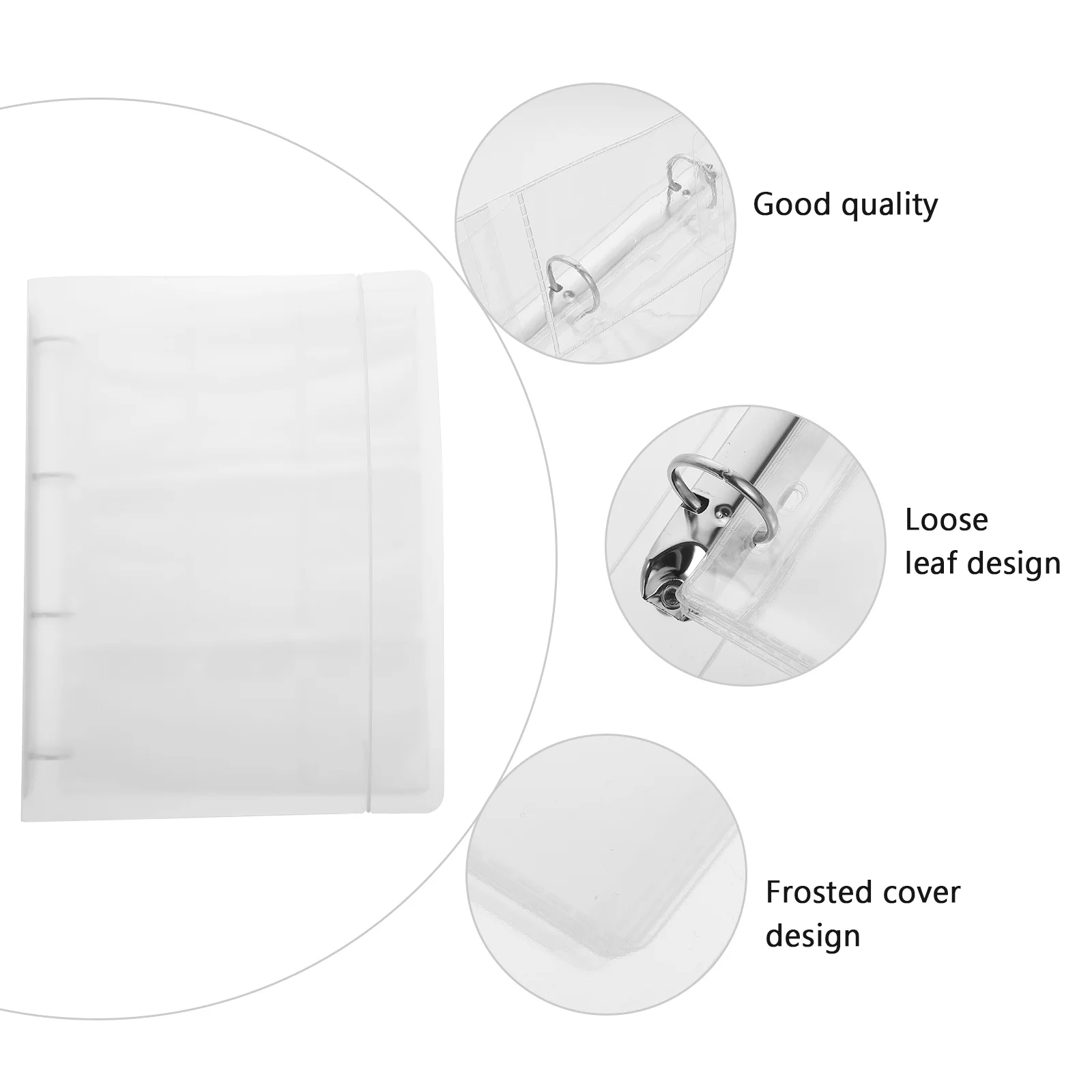 1Set Coin Collection Book Page Thick Transparent Organizer for Badges Stamps Cards Memory Keepsake Album Protector Pockets