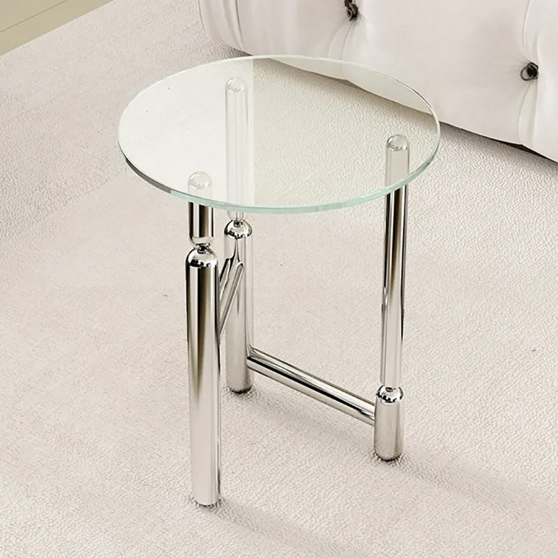 Living Room Coffee Table Nordic Tea Tables Creative Glass Side Tables Modern Transparent Sofa Table Home Furniture Decorations