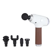 39mm brushless Mini massage gun with 4 adjustable massage heads fascial gun Percussion Massager