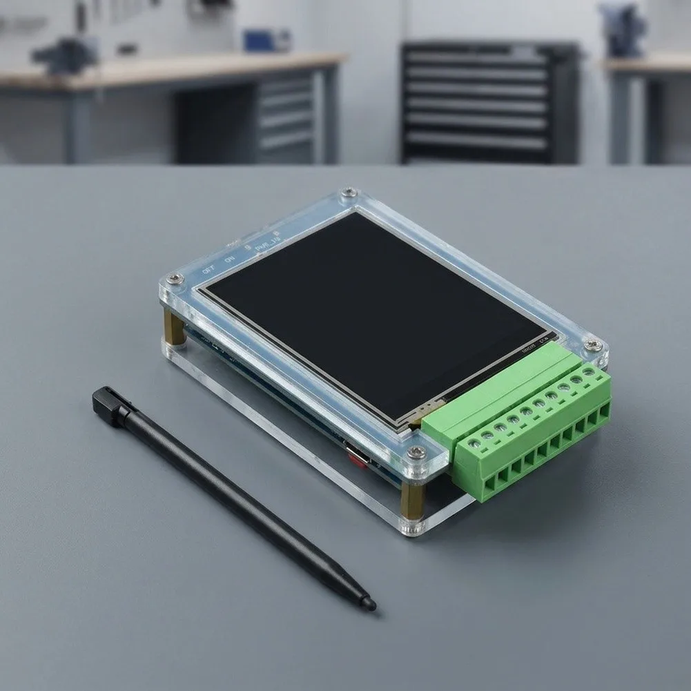 T23C Serial Debugging Tool with 2.8 Inch Touch Display Supports RS232 RS485 Interfaces and Hex/ASCII Mode Switching