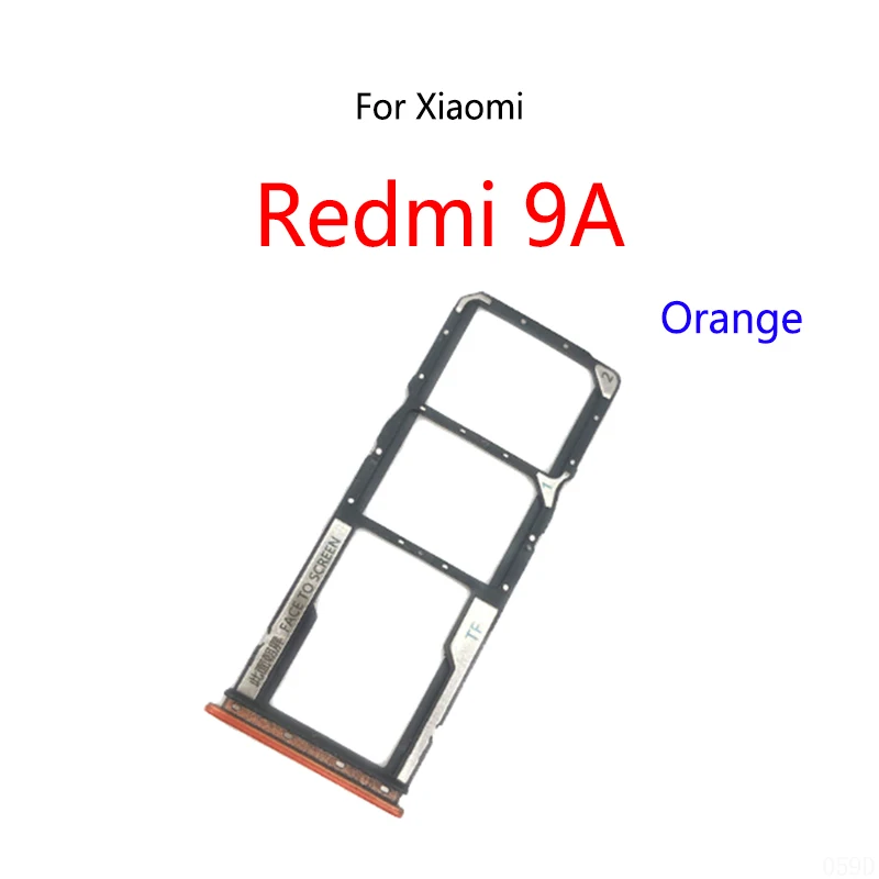 For Xiaomi Redmi 9A New SIM Card Slot Tray Holder Sim Card Reader Socket