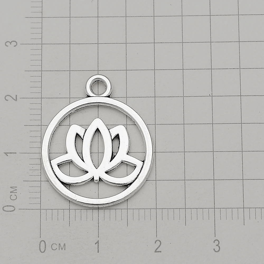 20 sztuk 25 styl Vintage OM joga lotos Namaste Charms wisiorek dla majsterkowiczów brelok bransoletki akcesoria do wyrobu biżuterii akcesoria — zdjęcie 7