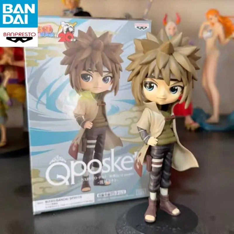 ของแท้จาก BANDAI BANPRESTO ฟิกเกอร์อนิเมะนารูโตะ Qposket  กาอาร่า นารา ชิกามารุ อุจิวะ อิทาจิ ของตกแต่งตั้งโต๊ะ ของขวัญ
