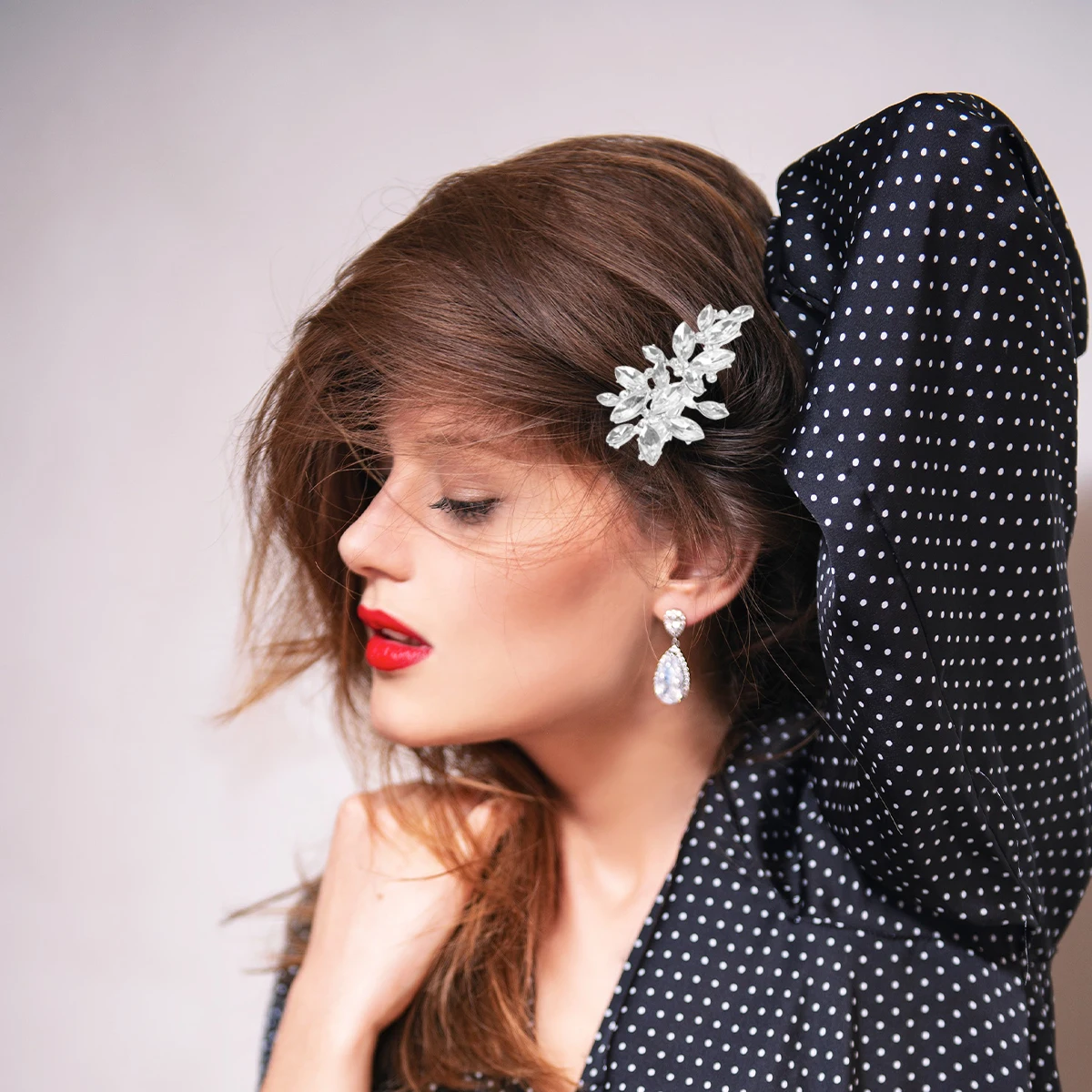 

2pcs Silver Alloy Hair Clip Durable Stylish Bridal Bobby Pin for Wedding Fashion Bridal Headdress Elegant Hair Accessories