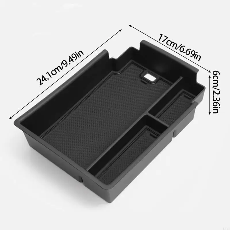 L5YF Multipurpose Car Armrest Box Box Wass Descorment Design Nonslip Base لـ 24 Model
