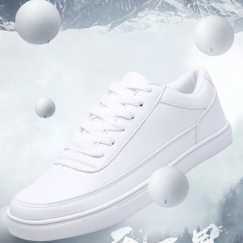 Hohe Qualität Männer Sport Schuhe Pu Leder Plattform Casual Schuhe für Männer Mode Komfortable Tennis Schuh Männlichen Vulkanisierte Shoes1