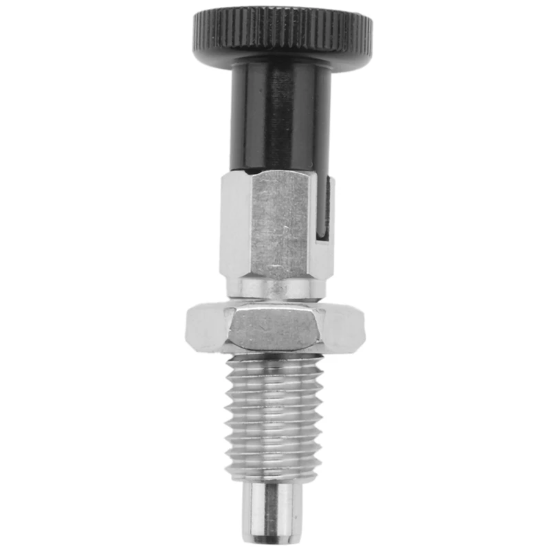 Aço inoxidável Auto Locking Index Plunger, Pin com função de travamento automático, 10X, M10