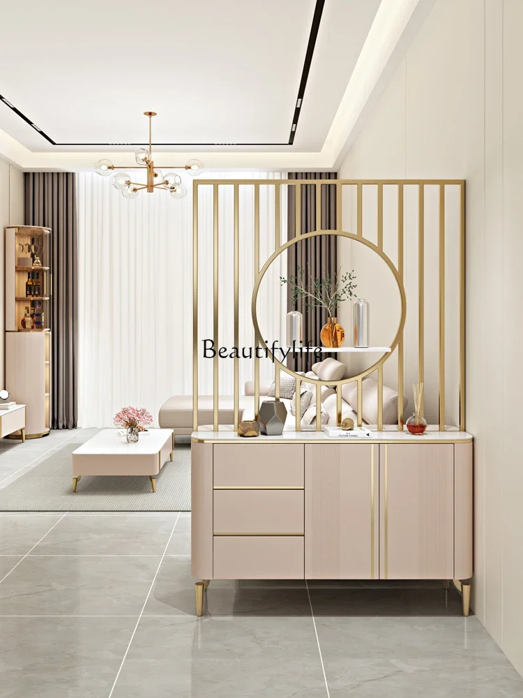 

z.*Light luxury door cabinet, simple modern living room screen partition cabinet