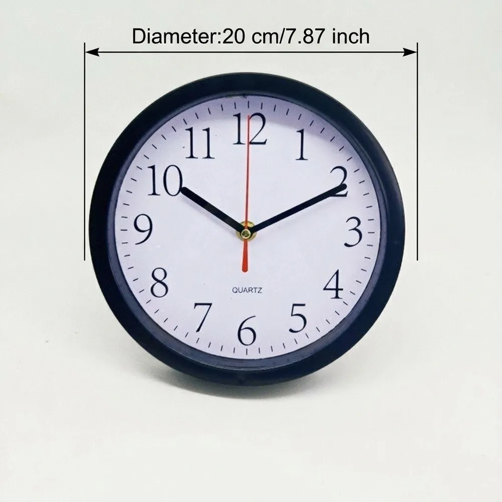 Home Decor Clock 20cm Wall Clock Wall Clock Sleek Design High Legibility Sturdy Construction Reliable Performance