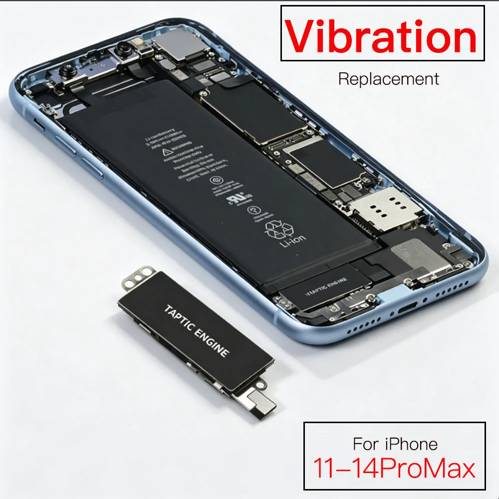 Taptic Engine Vibrator Flex Cable For iPhone 11 12 13 Mini 14 Plus Pro Max Vibration Replacement