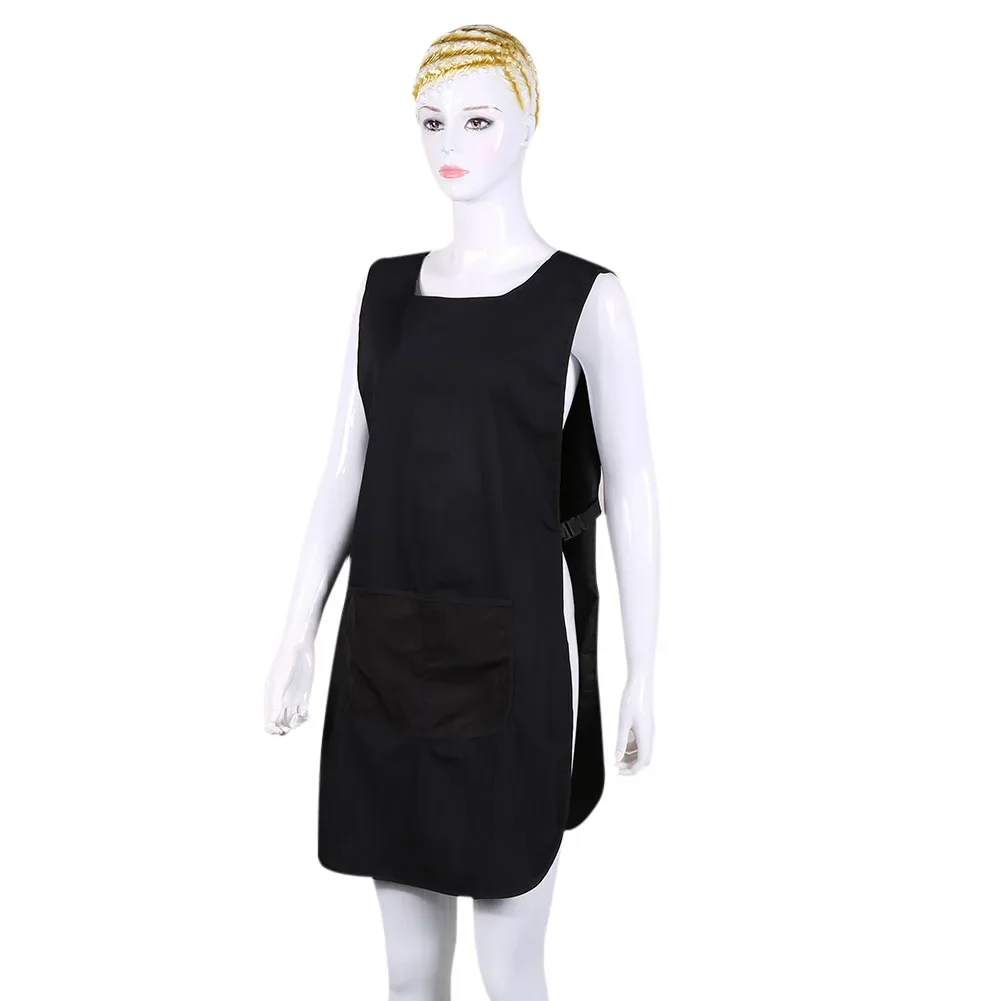 Salon Hairdressing Occupation Apron Suit-dress for Beautician Work Sleeveless Apron With Big Capacity Pocket