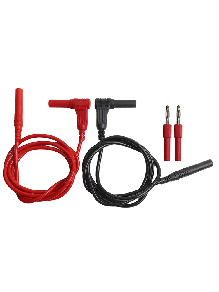 Electrical Testing 4MM Banana Connector Great For Electronics Red Banana Connector 1m Length Soft Wire Casing Electrical