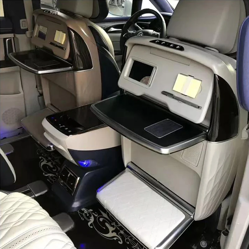Luxury 12V Folding Seat Back Travel Trailer Dining & Work Table for RV MPV Car & Motor Home Auto Parts Seat