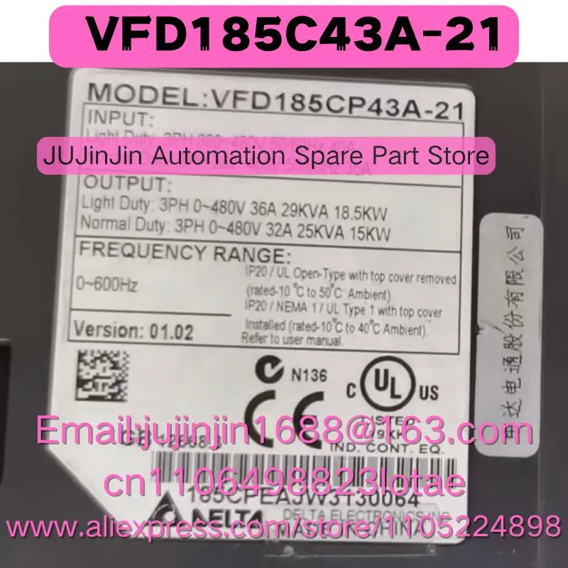 VFD185C43A-21 Used In Good Working Condition Quick Shipment