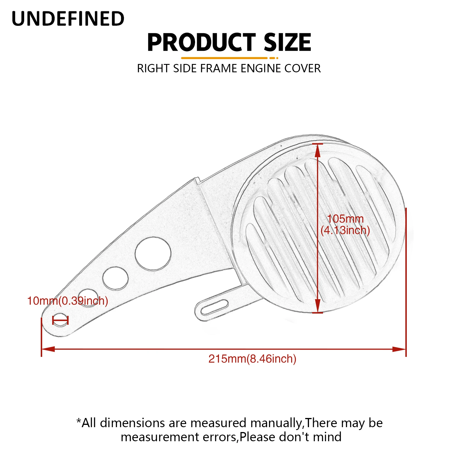 Motorcycle Air Cleaner Right Side Cover Decorative Accessories For Honda Rebel 300 CM300 2022-2023 CNC Aluminum