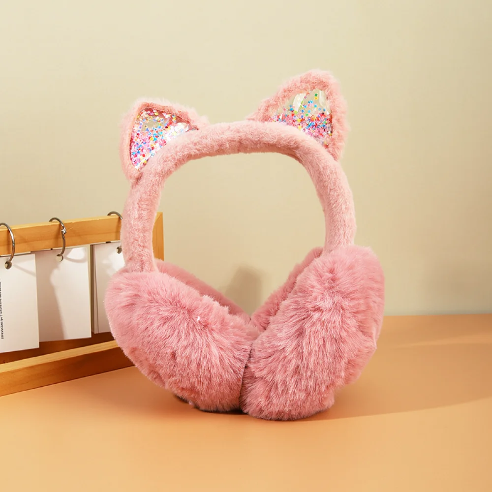 Thermal Plush Ear Warmers For Women Kids Winter Cute Windproof Ear Covers Soft Fashion Outdoor Cold Protection Headwear