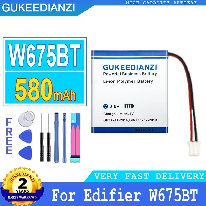 

Запасная аккумуляторная батарея высокой емкости 580 мАч/2100 мАч для Edifier W675BT W800BT W855BT W860NB
