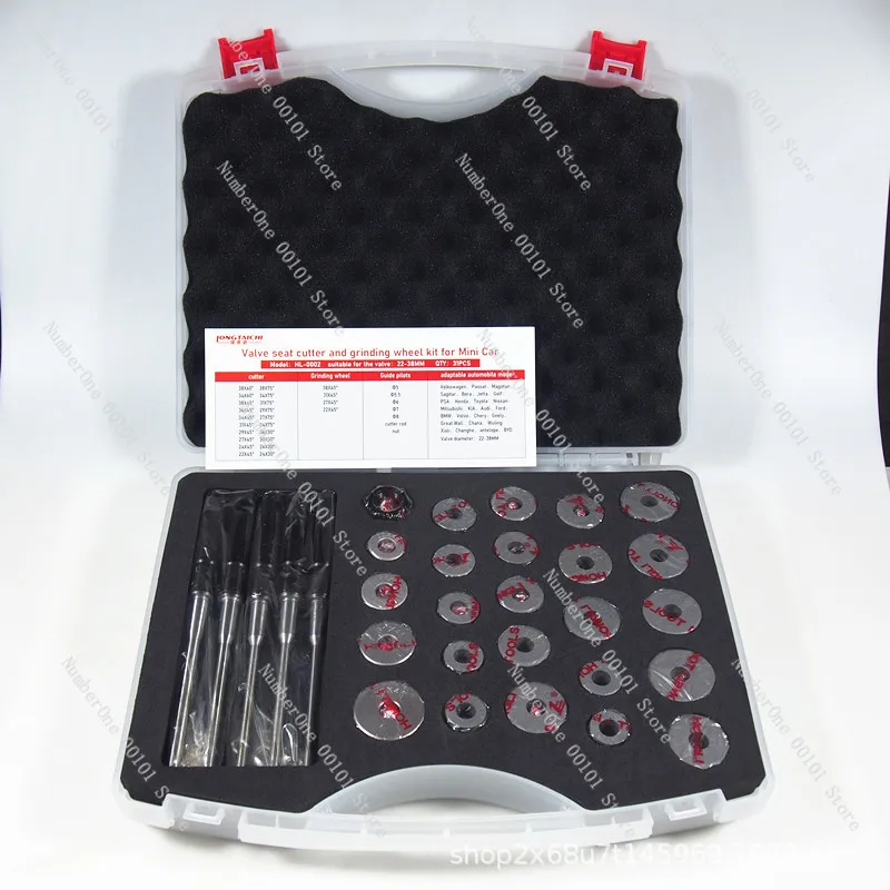 

Car mini car valve seat reamer grinding wheel set | Carbide manual reamer grinding head maintenance tool