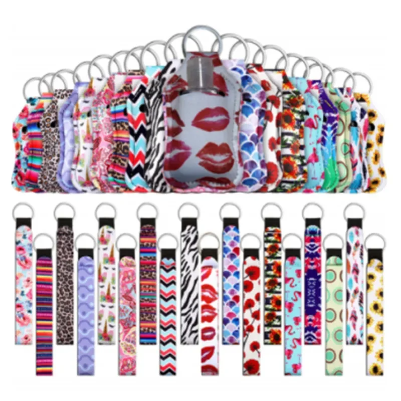 40/54PCS Portable Refillable Empty Travel Bottles with Keychain Holder, Hand Sanitizer Bottle Container with Flip Caps