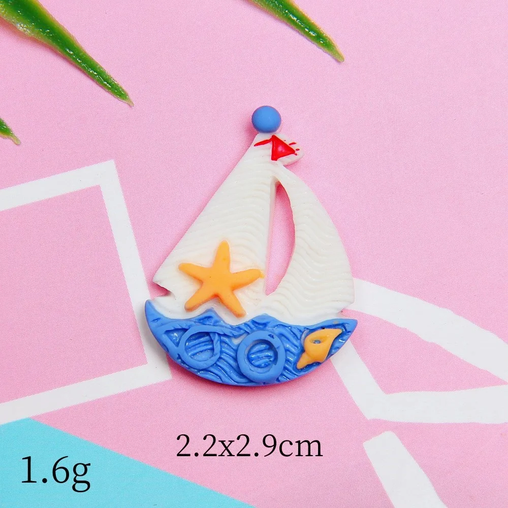 

20Pcs Beach Themed Resin Decorations Marine Life Inspired Mini Charms for Crafting Earrings Necklaces Bracelets